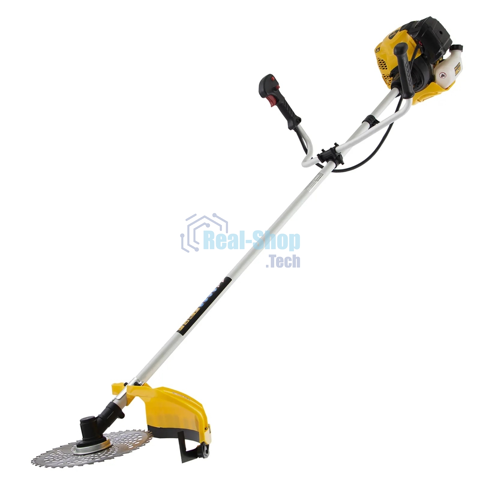 Триммер бензиновый Denzel DTL-43, 43 см3, неразъемная штанга, состоит из 2 частей