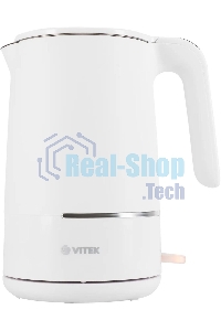 Чайник электрический Vitek VT-1104 1.5л. 2200Вт разноцветный корпус: металл/пластик