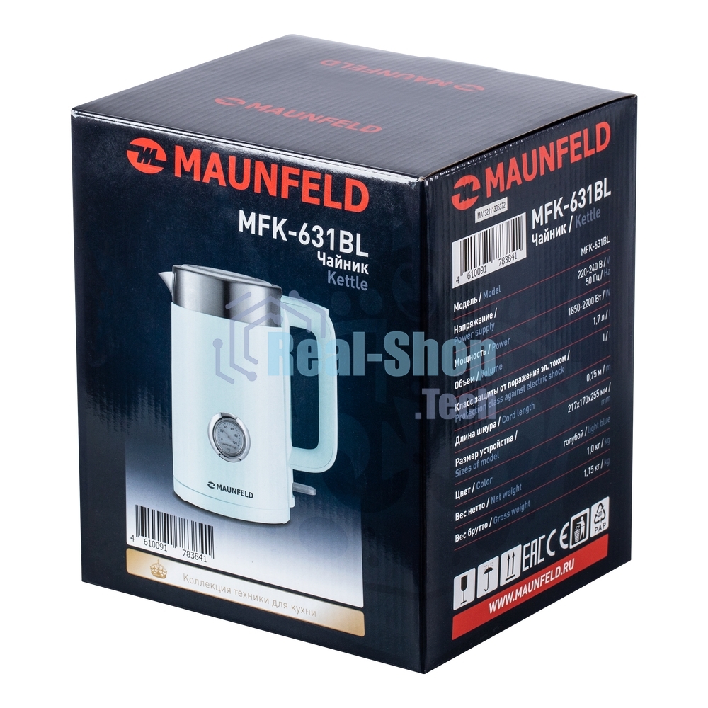 Чайник электрический Maunfeld MFK-631BL