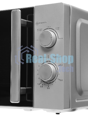Микроволновая печь Haier HMB-MM207SA серебристый, 20 л, 700 Вт, переключатели - поворотный механизм