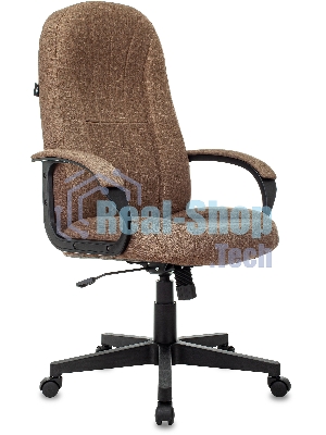 Кресло руководителя Бюрократ T-898AXSN коричневый 38-414, крестовина пластик