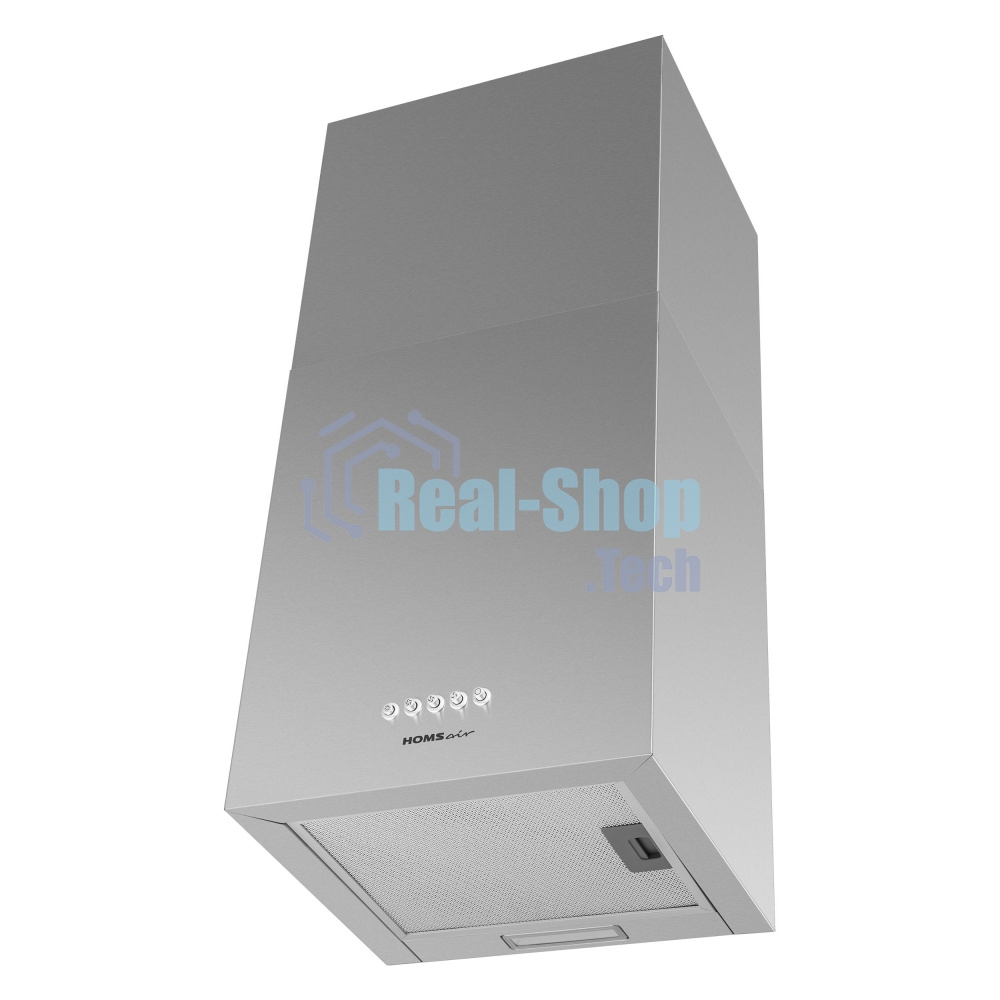 Вытяжка пристенная HOMSair Phlox Push 40 нержавеющая сталь, 40 см, 700 куб. м/ч, 54 дБ