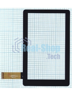 Сенсорное стекло (тачскрин) Ritmix 7, черное