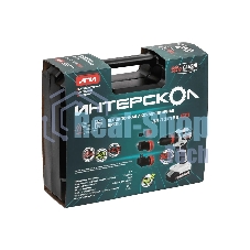 Дрель-шуруповерт ИНТЕРСКОЛ ДА-13/18В 50 КОМБИ, 18 В, 2 Ач, 50 Нм, бесщеточный