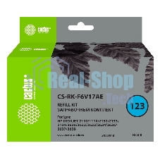 Заправочный набор Cactus CS-RK-F6V17AE черный 2x60мл для HP DJ 1110/1111/1112/2130/2131