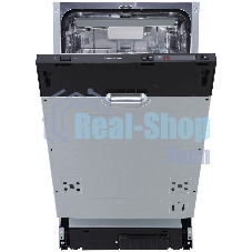 Встраиваемая посудомоечная машина Zigmund & Shtain DW 302.4, черный, 44.8 см, 10 компл., 44 дБ, класс A+++