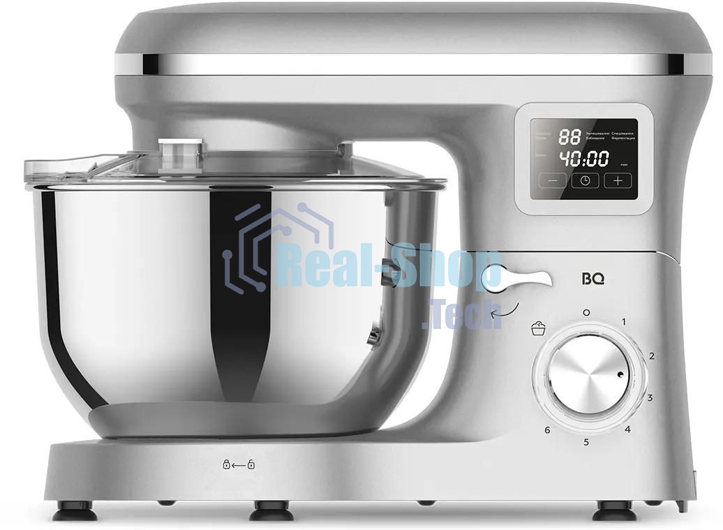 Миксер планетарный BQ MX640, 1600Вт, серебристый