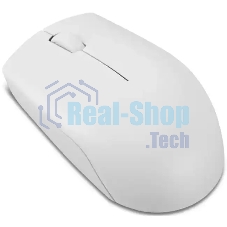 Мышь беспроводная Lenovo 300 светло-серый, 1000 dpi, радиоканал, USB, кнопки - 3