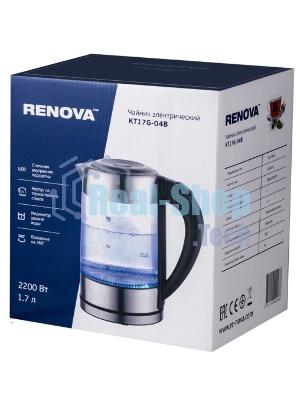 Чайник электрический Renova KT17G-04B