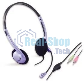 Гарнитура Genius HS-02B фиолетовый, проводная, 3.5 мм