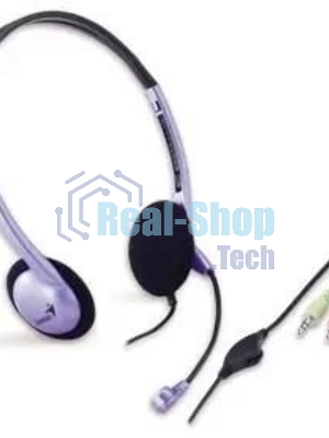 Гарнитура Genius HS-02B фиолетовый, проводная, 3.5 мм