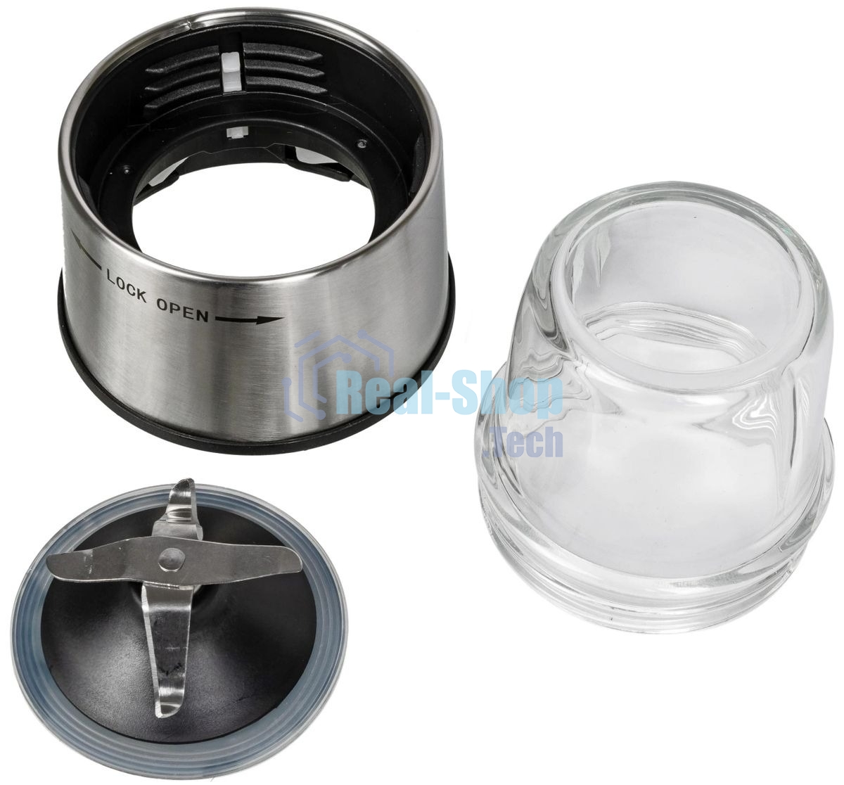 Кухонный комбайн Kitfort KT-1395 800Вт серебристый/черный