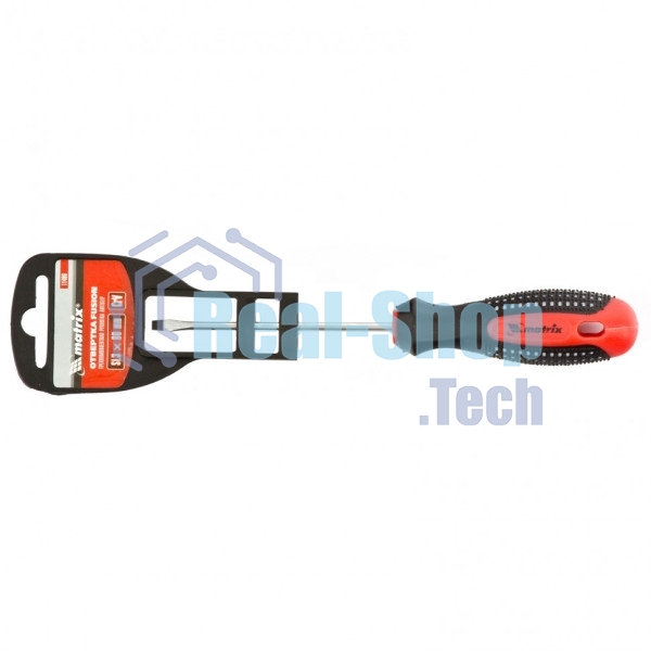 Отвертка Matrix Fusion 11406, SL3,0 х 80 мм, CrV, 3-х компонентная рукоятка 