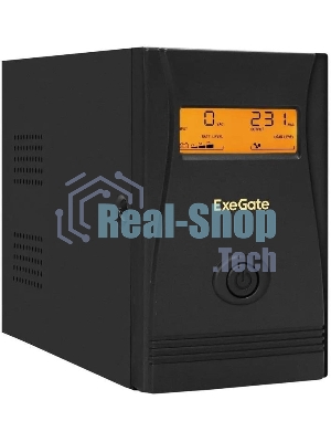 Источник бесперебойного питания ExeGate Power Smart ULB-800.LCD.AVR.4C13 / 800 ВА / 480 Вт / 4 x IEC 320 C13