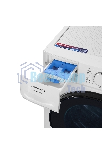 Стиральная машина Maunfeld MFWM128WH053 белая, загрузка фронтальная 7.5кг, 1200 об/мин., класс: A+++