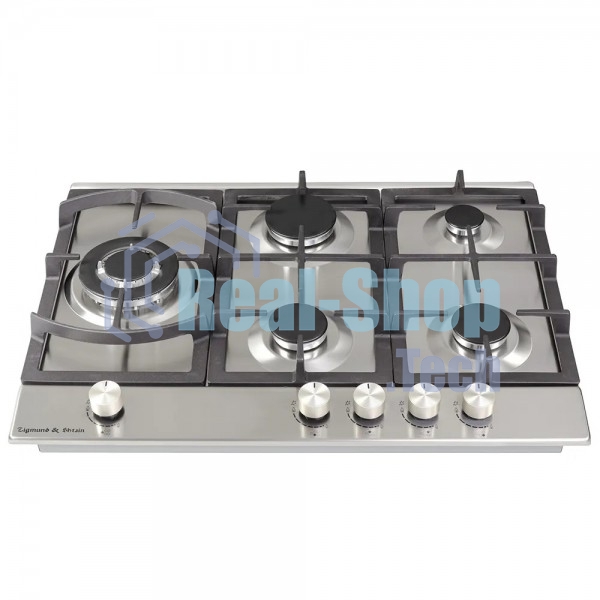 Газовая варочная панель Zigmund & Shtain G 14.7 S независимая, нержавеющая сталь
