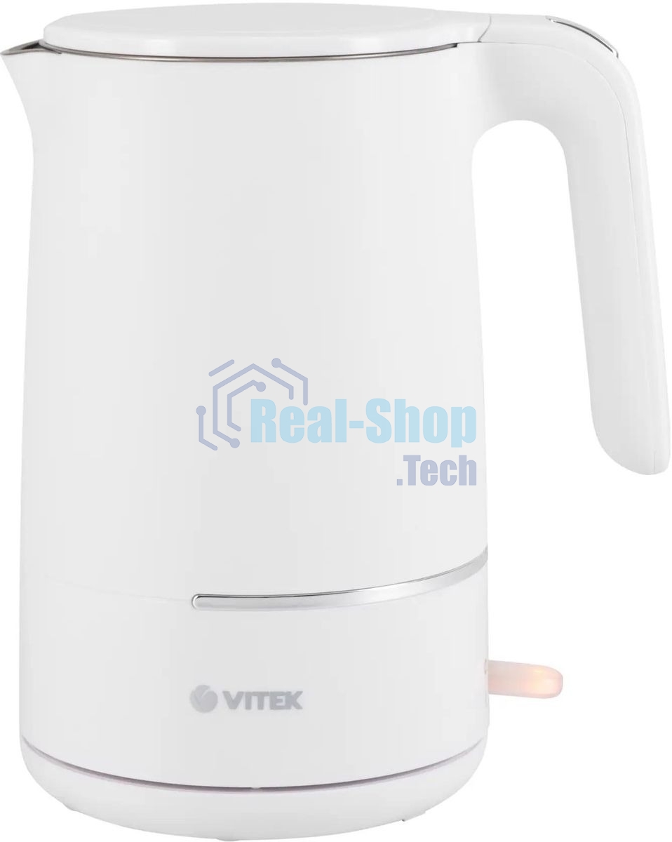 Чайник электрический Vitek VT-1104 1.5л. 2200Вт разноцветный корпус: металл/пластик