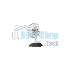 Вентилятор Centek CT-5003 серый/белый, настольный, 20 Вт, 2 скорости, 15 см
