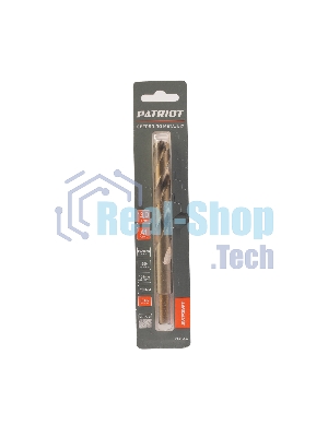 Сверло PATRIOT EXPERT по металлу, Р6М5К5, 13,0 мм, 1 шт в блистере