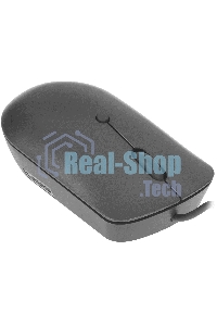 Мышь проводная Lenovo 540 темно-серый, 2400 dpi, USB-C, кнопки - 4