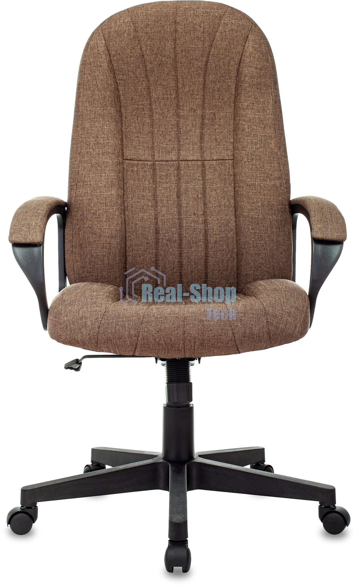 Кресло руководителя Бюрократ T-898AXSN коричневый 38-414, крестовина пластик