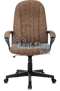 Кресло руководителя Бюрократ T-898AXSN коричневый 38-414, крестовина пластик