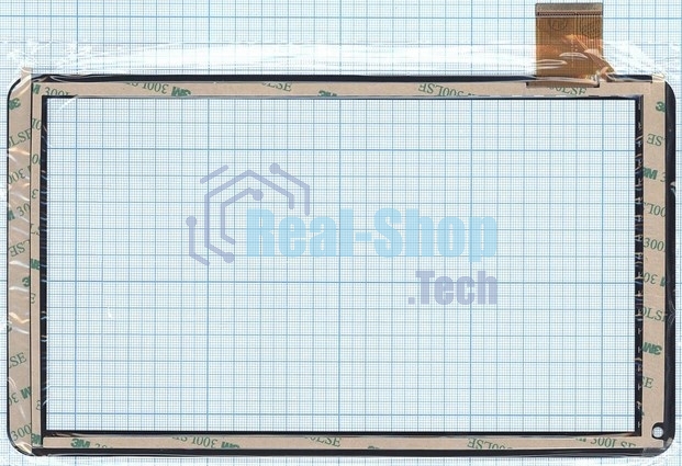 Сенсорное стекло (тачскрин) RP-449A-10.1-FPC-M1091-A1, черное