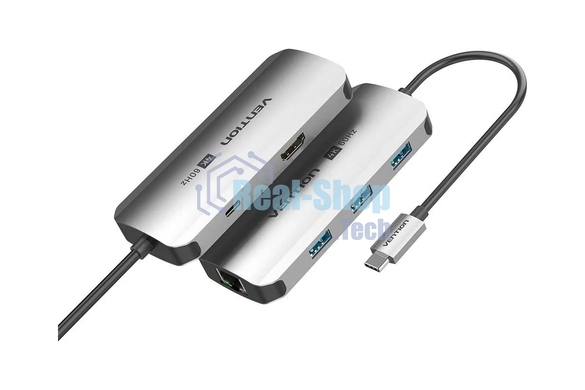 Мультифункциональный хаб Vention USB Type C 6 в 1