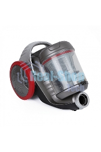 Пылесос BQ VC1606C серо-красный, 420/1600 Вт, уборка сухая, пылесборник контейнер 3 л
