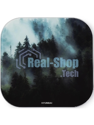 Весы напольные электронные Hyundai H-BS03761 макс.180кг темно-зеленый