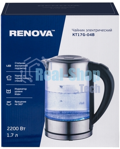 Чайник электрический Renova KT17G-04B