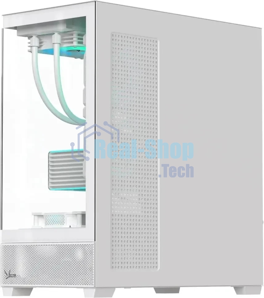 Компьютерный корпус Aerocool/Formula Crystal Z2 белый без БП ATX 5x120мм 1xUSB 2.0 2xUSB 3.0 audio bott PSU