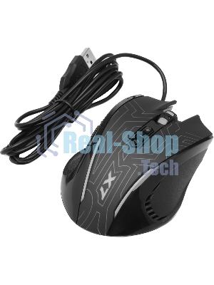 Мышь проводная A4Tech X87 черный, 2400 dpi, USB, кнопки - 8