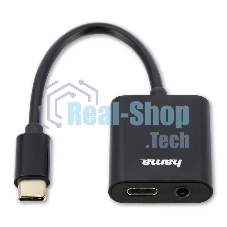 USB-концентратор Hama 00135748, USB Type C, 3.5мм/Type C, USB Type-C