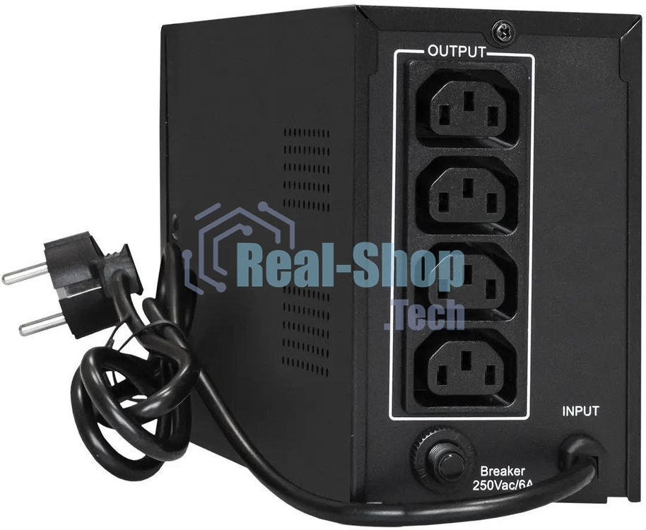 Источник бесперебойного питания ExeGate Power Smart ULB-800.LCD.AVR.4C13 / 800 ВА / 480 Вт / 4 x IEC 320 C13