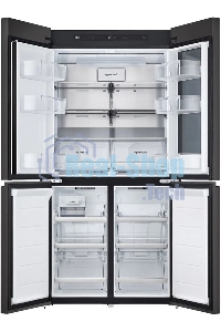 Холодильник LG GR-X24FQEKM бежевый трехкамерный 382/145л морозилка снизу, No Frost, Side by Side