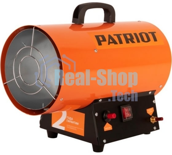Тепловая пушка газовая Patriot GS 12 красный