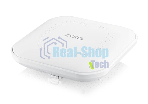 Точка доступа Zyxel NebulaFlex NWA90AX PRO, WiFi 6, 802.11a/b/g/n/ac/ax (2,4 и 5 ГГц), MU-MIMO, антенны 3x3, до 575+2400 Мбит/с, 1xLAN 2.5GE, PoE, защита от 4G/5G, БП в комплекте