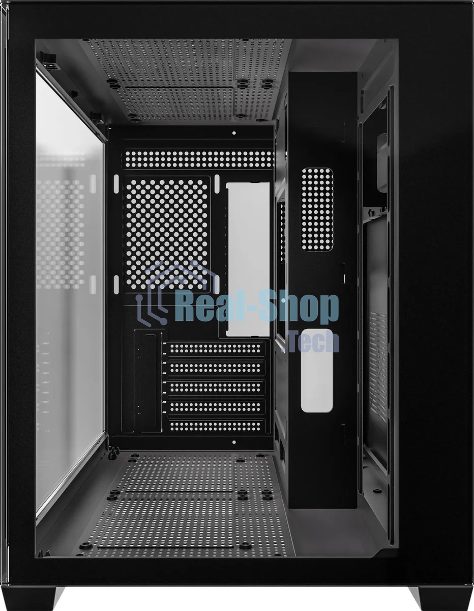 Компьютерный корпус Accord ACC-ZMS03B черный без БП mATX 3x120мм 1xUSB2.0 1xUSB3.0 1xUSB3.1 audio