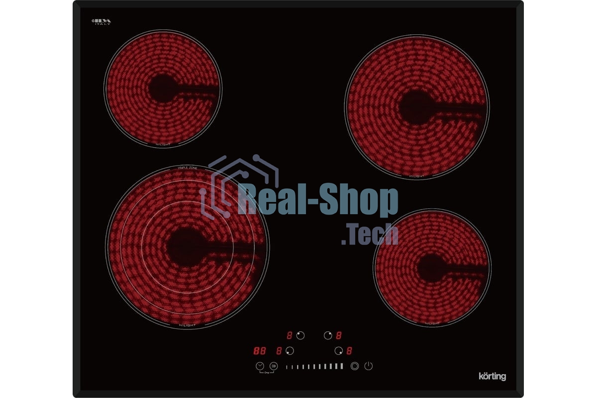 Электрическая варочная панель Korting HK 63500 B черный
