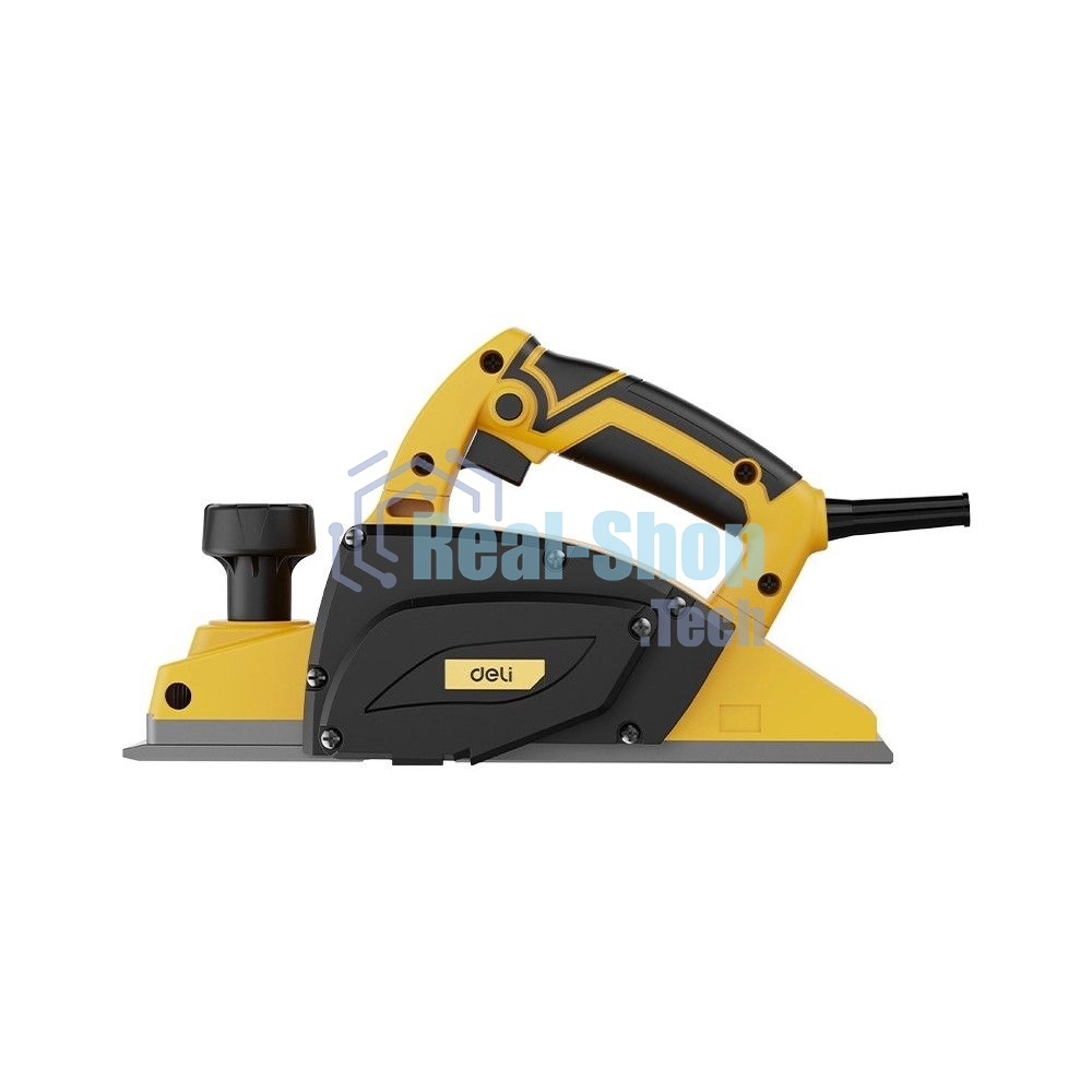 Электрорубанок Deli DC591 550 Вт, ширина/глубина обработки: 82/1 мм, глубина фальцевания: 9 мм