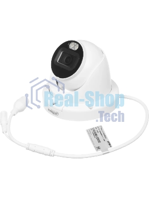 Камера видеонаблюдения Dahua DH-IPC-HDW3449QMP-S-IL-0280B, IP, 4 Мп, 2.8 мм, белая
