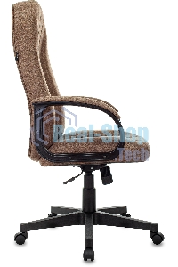 Кресло руководителя Бюрократ T-898AXSN коричневый 38-414, крестовина пластик