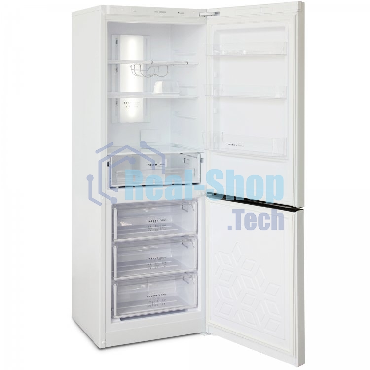 Холодильник Бирюса Б-920NF белый двухкамерный 210/100 л морозилка снизу, No Frost