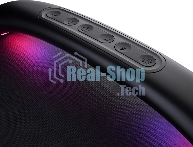 Колонка портативная Ural Урал ТТ М6+ КАРАОКЕ черный/черный 110W 1.1 BT/3.5Jack/USB-C 10м 8000mAh (ФР-00003975)