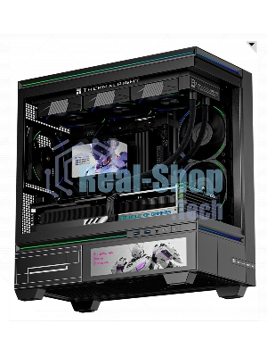 Водяное охлаждение для процессора Thermalright Wonder Vision 360 Turbo (360мм, LED, Black, ARGB/Fans: 3x120мм, 120.38CFM, 44.7dBA, 3000RPM/Pump height 107мм, 6400RPM, Rad thickness 27мм/S: 1700, 1200, 1851, 115X, 2011, 2066, AM5, AM4)