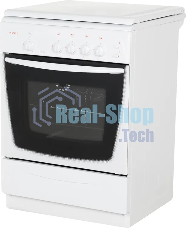 Плита газовая Gefest ПГ 1200 С6 белый, конфорок 4 шт, духовка 63 л, 60 см x 85 см x 60 см