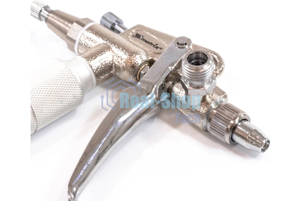 Краскопульт пневматический Matrix для финишных работ с верхним бачком v=01k диам. сопла 05мм