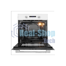 Шкаф духовой газовый с электрическим грилем Maunfeld MOGM703W, встраиваемый