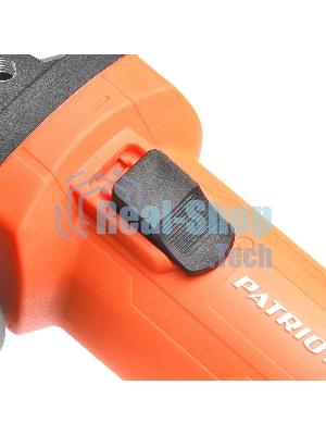 Угловая шлифовальная машина (УШМ) PATRIOT AG 115, тонкий корпус, пылезащищенная. 850Вт, Диск 115 мм